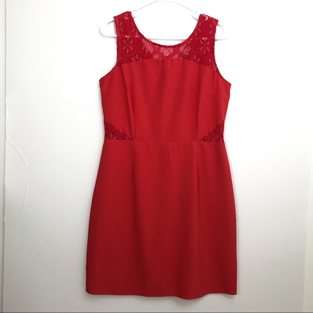 Francesca’s: Annabella Sleeveless Dress Pink [JH]